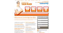 Desktop Screenshot of cambridgevanman.co.uk