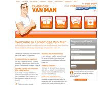 Tablet Screenshot of cambridgevanman.co.uk